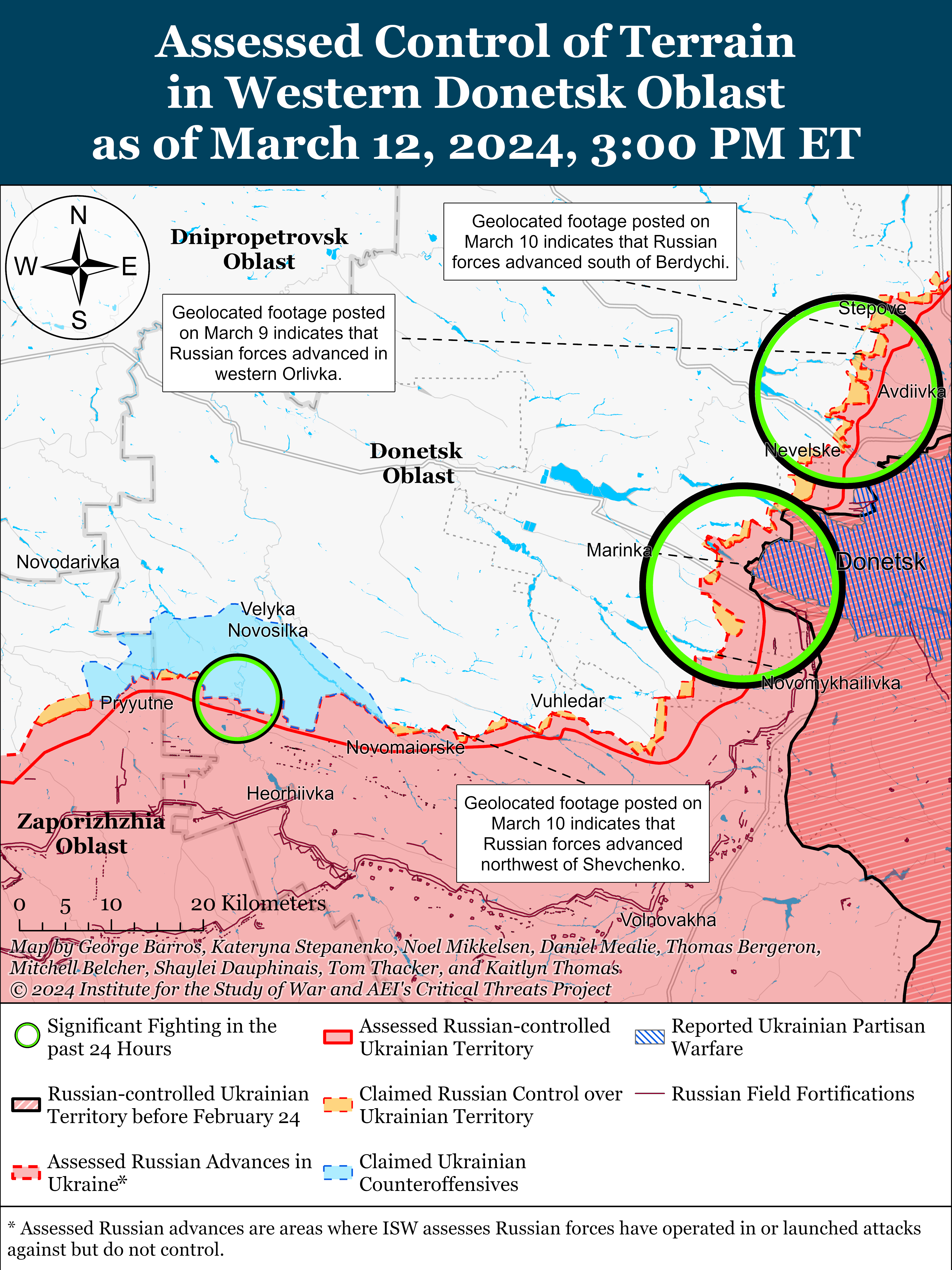 ЗСУ стримують наступ ворога біля Бахмута: карти ISW