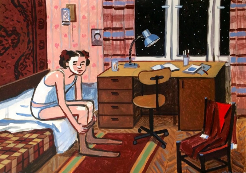 Спливли малюнки "радянської" дівчинки, що показують сувору правду про СРСР