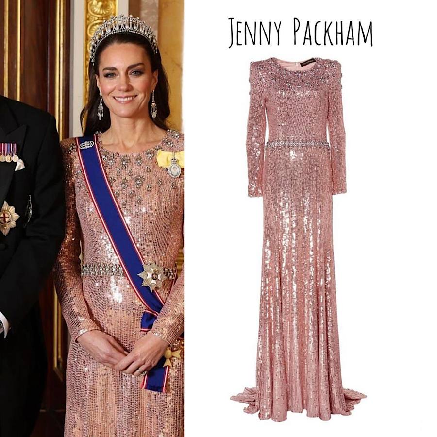 Кейт Міддлтон у блискучій сукні зачарувала тіарою принцеси Діани