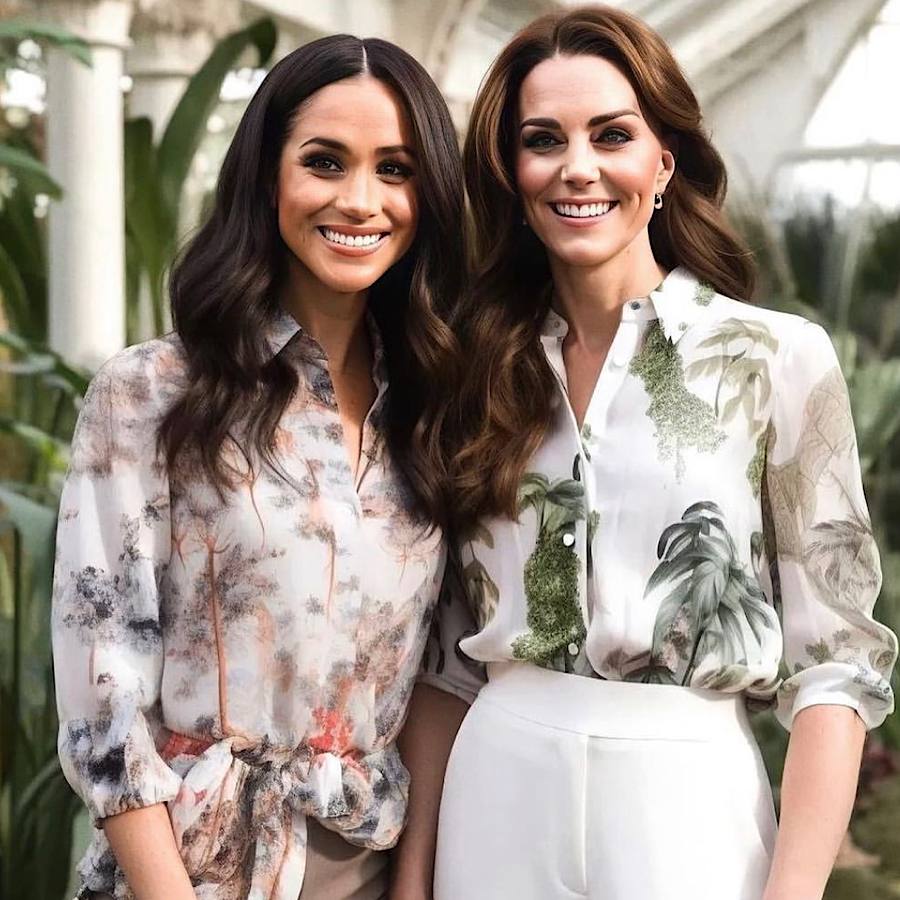 Штучний інтелект показав, як можуть виглядати Меган Маркл та Кейт Міддлтон (фото)