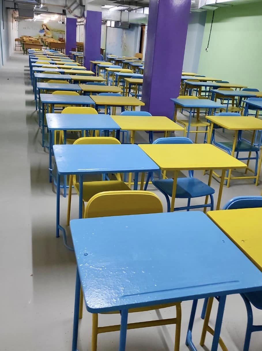 Оксен Лісовий показав, як виглядають бомбосховища в українських школах (фото)