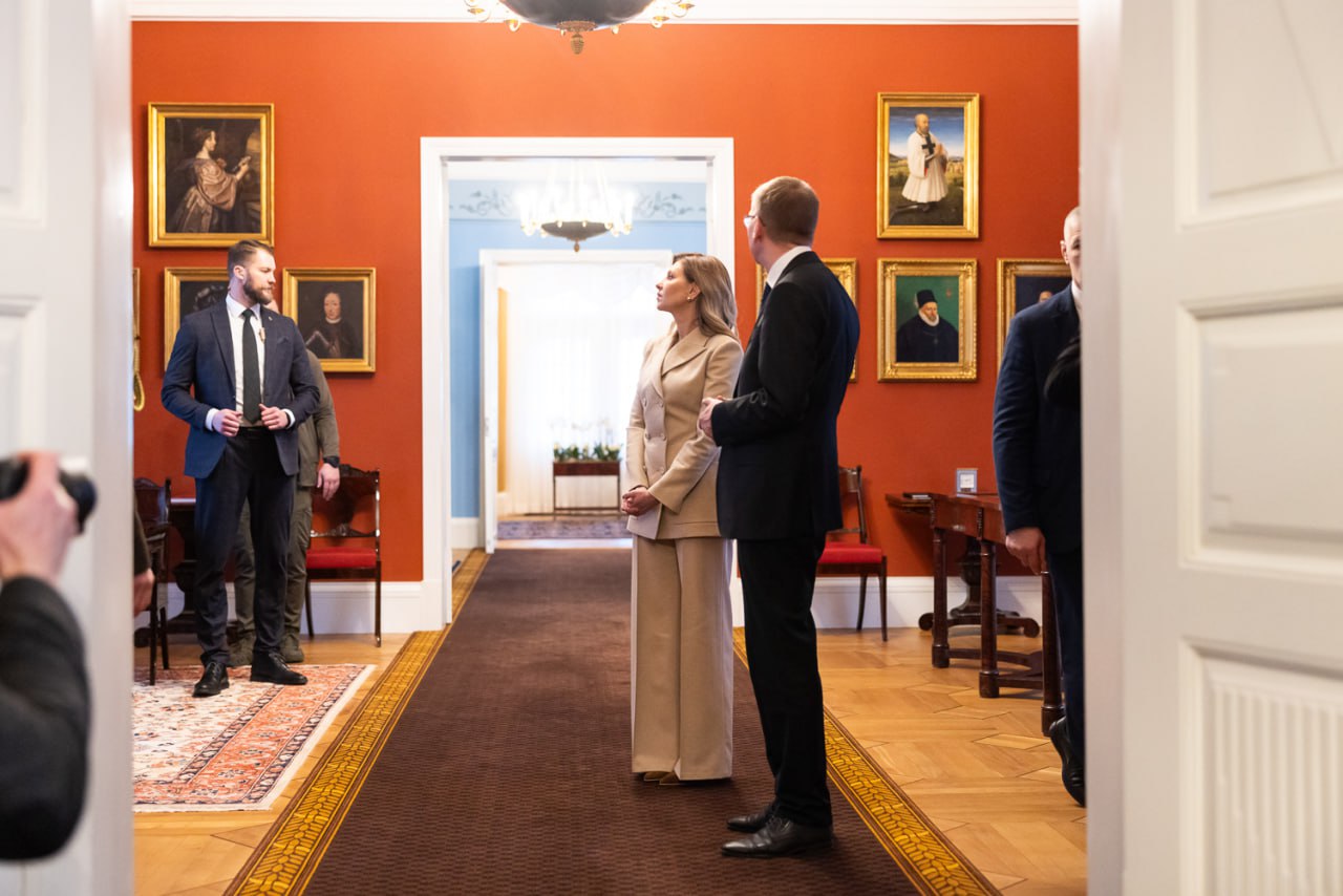 Олена Зеленська підкорила президента Латвії ніжним образом (фото)