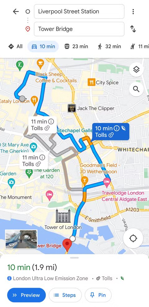 7 фишек Google Maps, которые сделают ваши путешествия проще