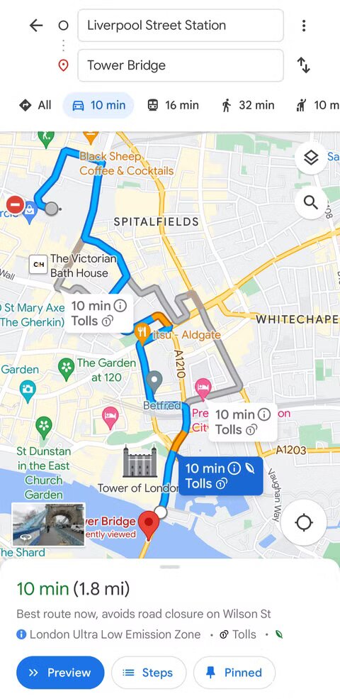 7 фишек Google Maps, которые сделают ваши путешествия проще