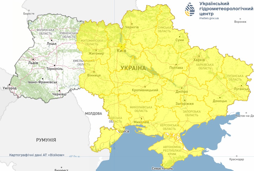 Сильний сніг, вітер та хуртовини: частину України завтра накриє негода