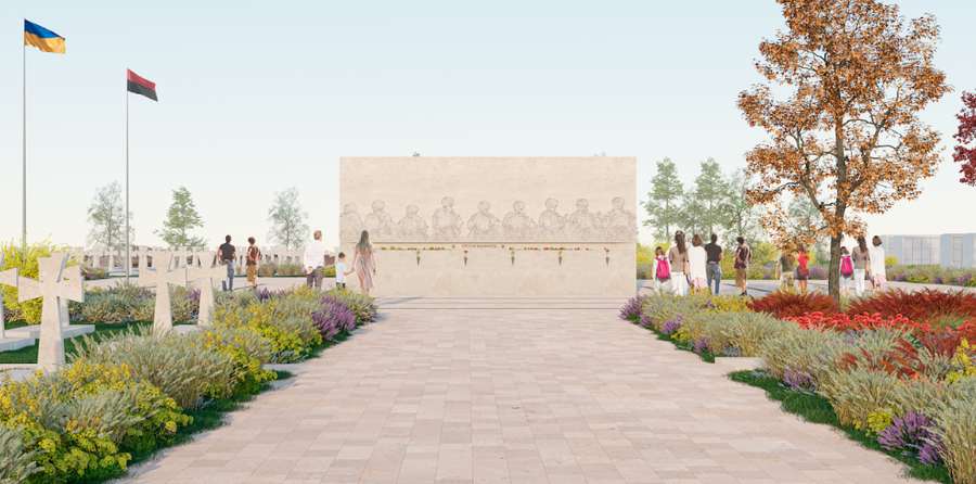 Більше нагадує сквер, ніж цвинтар: створили особливі проєкти для військових поховань (фото)