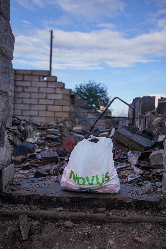 Более 300 000 продуктовых наборов для украинцев от NOVUS