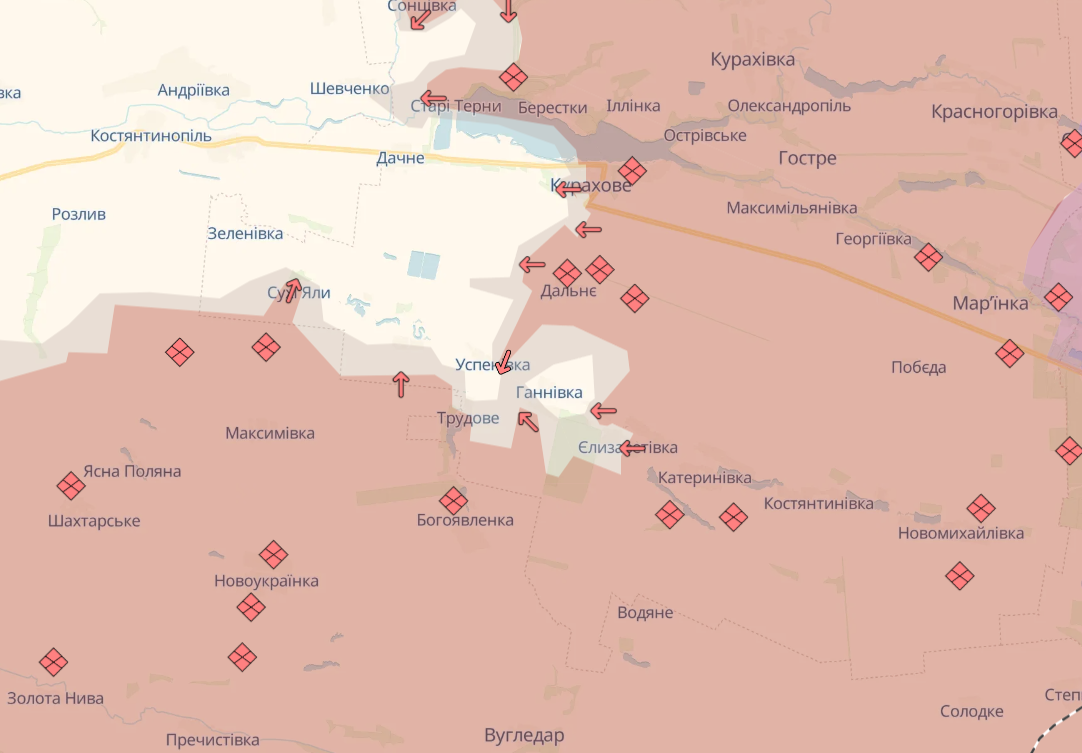 ЗМІ пишуть про оперативне оточення в районі Успенівки. Що кажуть військові