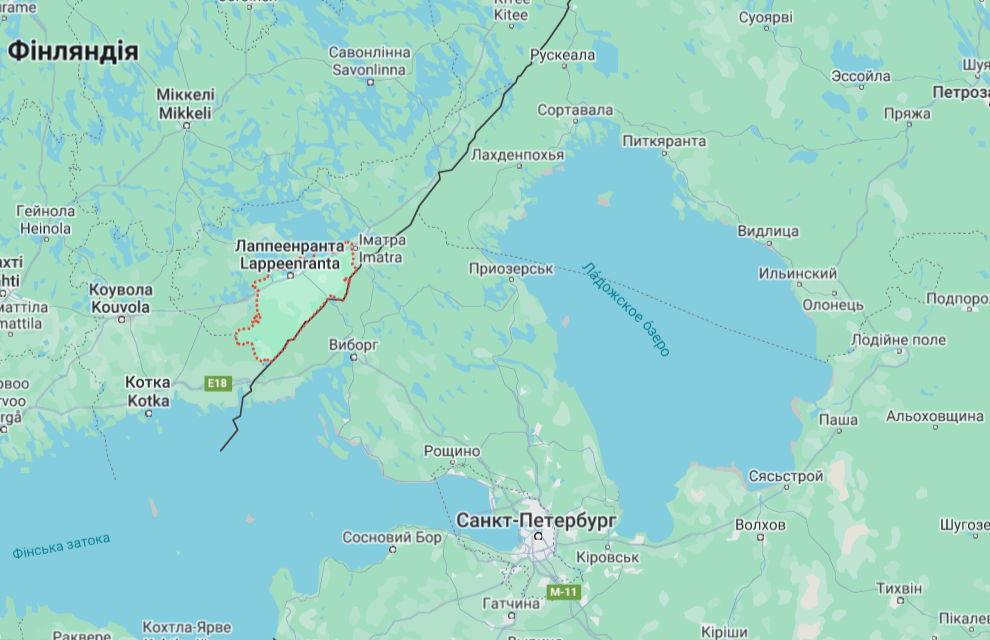 В финском городе на границе с Россией вандалы срезали флаг Украины