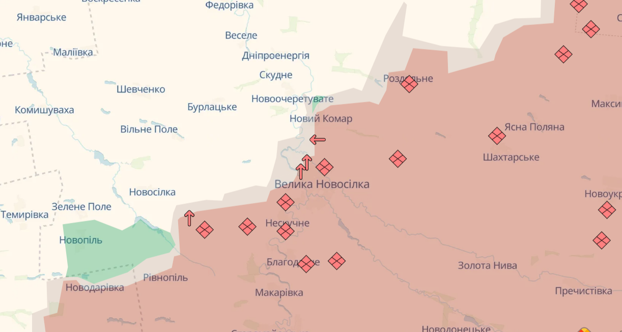 Есть угроза окружения? Военные рассказали о ситуации в Великой Новоселке