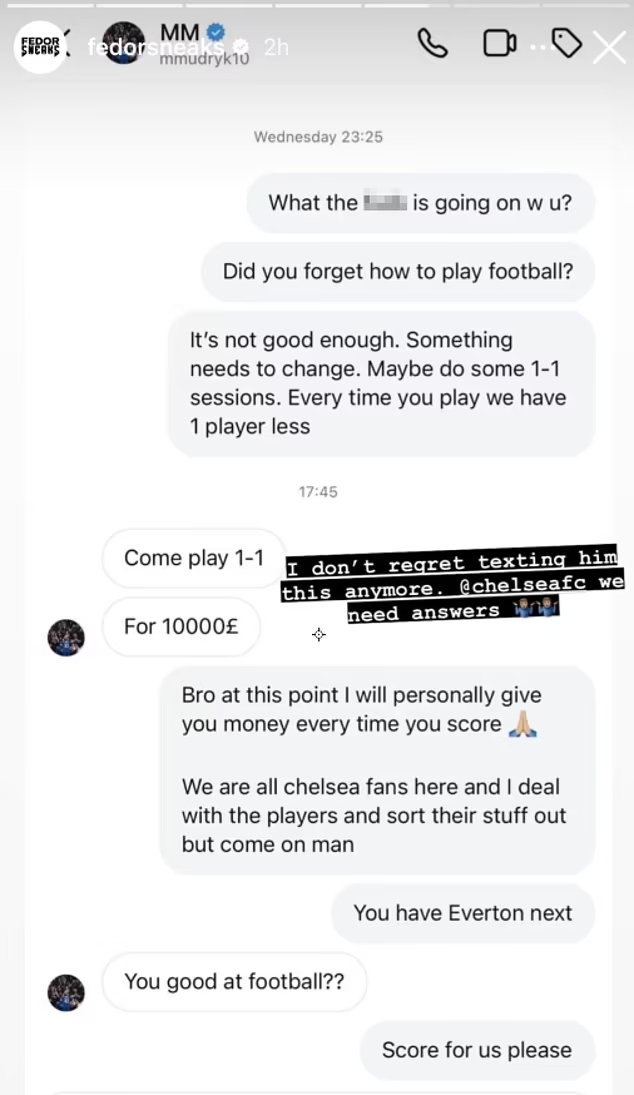 Один на один за 10 тисяч. Мудрик запропонував футбольне парі критику з дивана