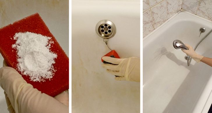 Эти копеечные средства помогут легко отмыть ванну от ржавчины и разводов