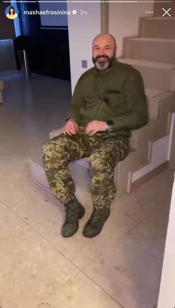 "Мені дуже страшно": Маша Єфросиніна показала проводи свого чоловіка на фронт