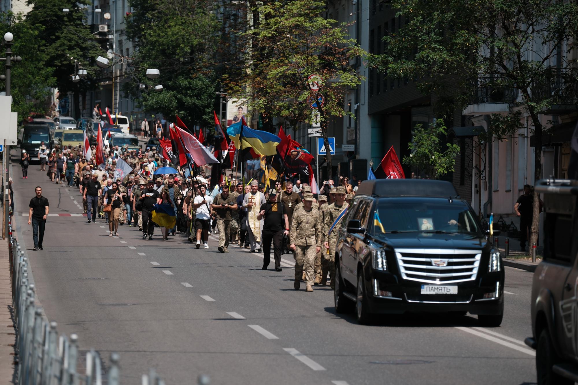 У Києві прощаються із командиром батальйону ОУН Миколою "Буревієм" Коханівським (фото)