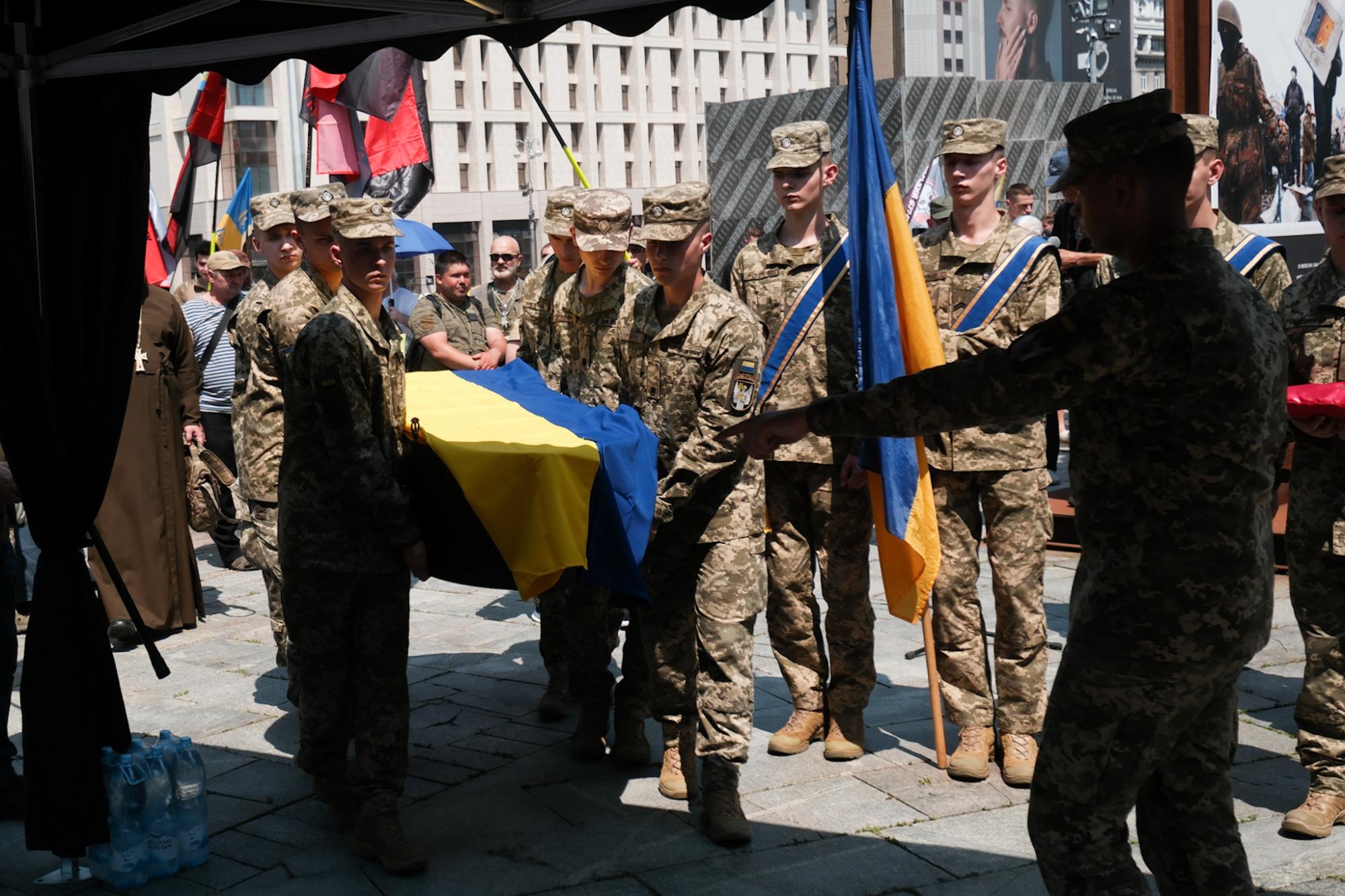 У Києві прощаються із командиром батальйону ОУН Миколою "Буревієм" Коханівським (фото)