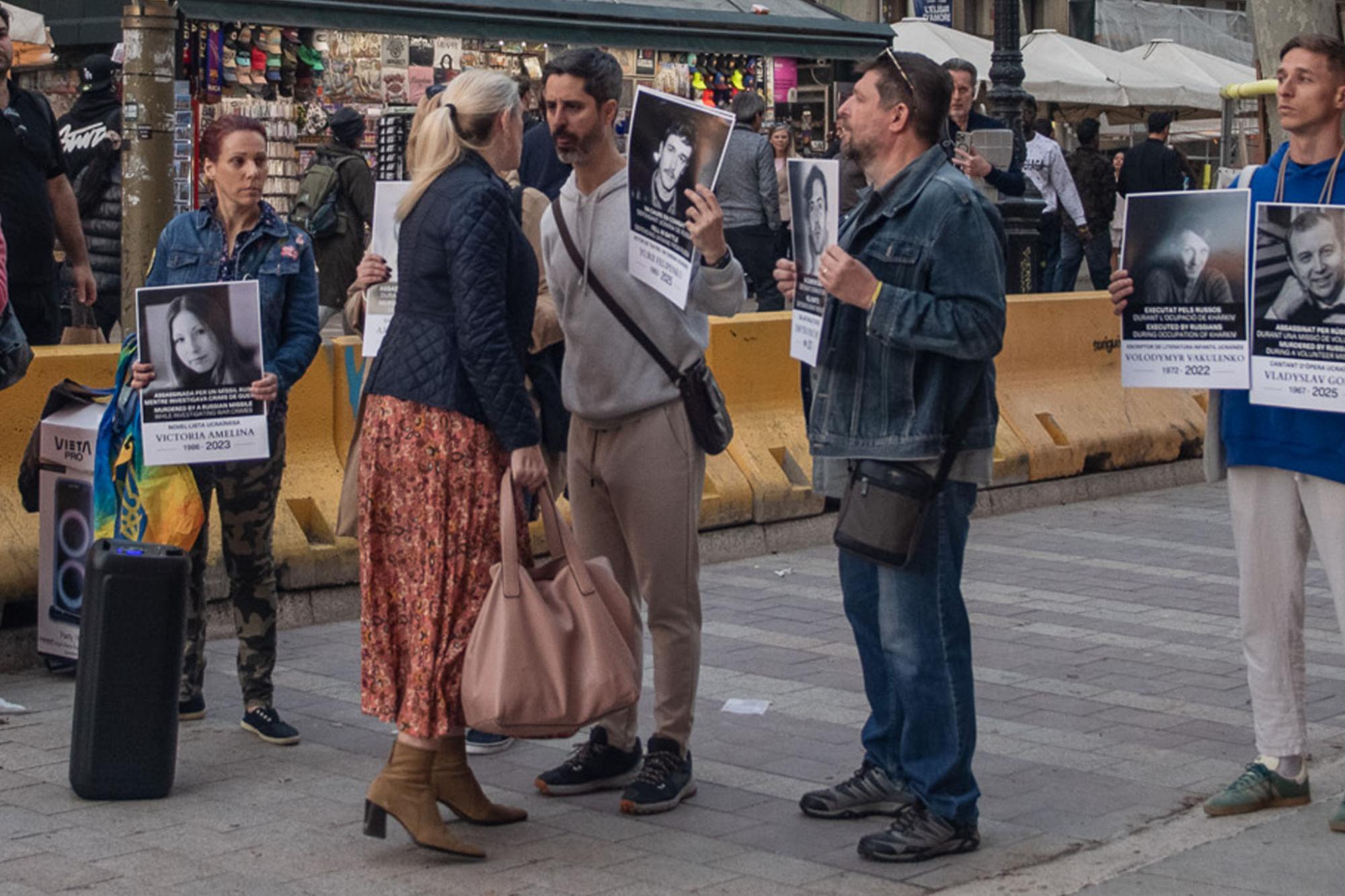 В Іспанії напали на українців, які протестували проти виступу артистів з РФ