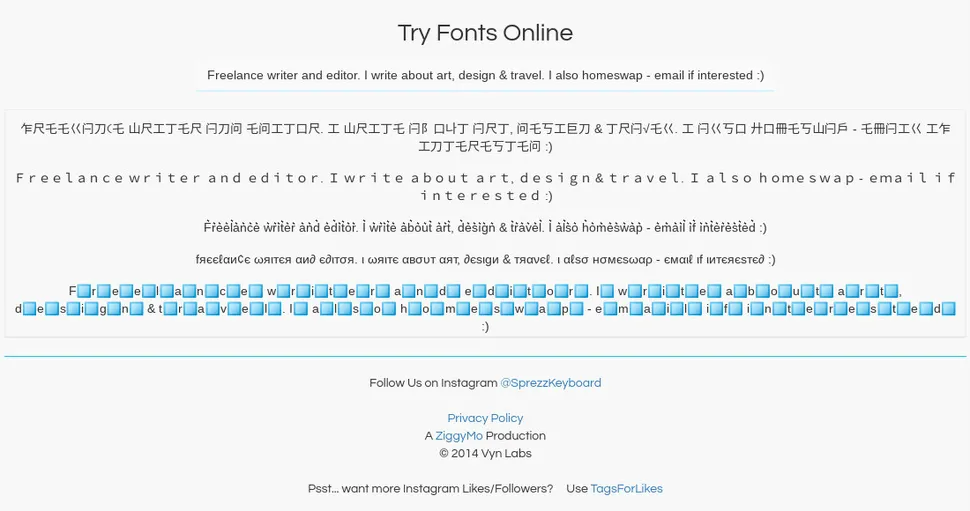 5 сервисов, которые превратят ваш шрифт в Instagram в произведение искусства
