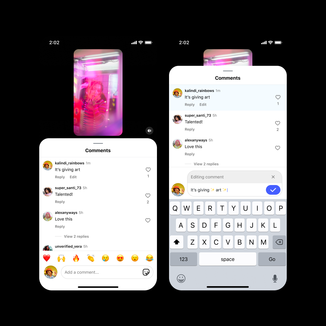 В Instagram наконец-то можно редактировать комментарии: как работает новая функция