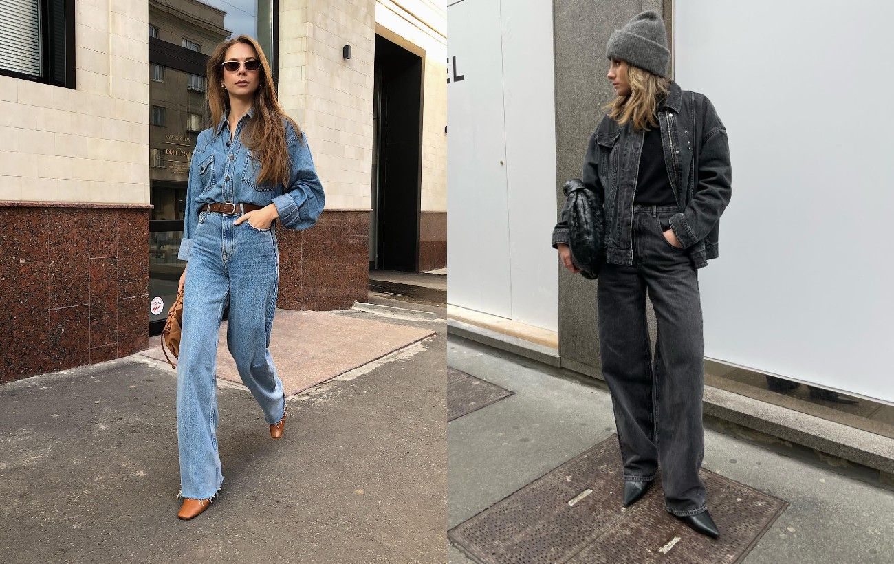 Як носити total denim цього сезону: Даша Квіткова показала стильний образ