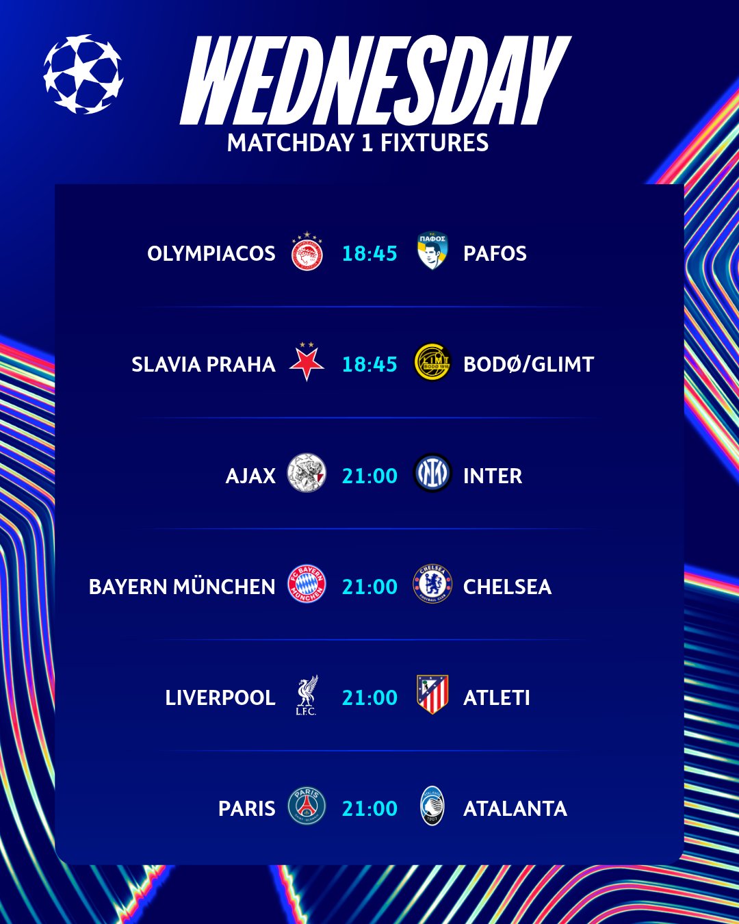 Забарний проти "Аталанти" та інші топ-матчі середи: повний розклад Ліги чемпіонів 17 вересня