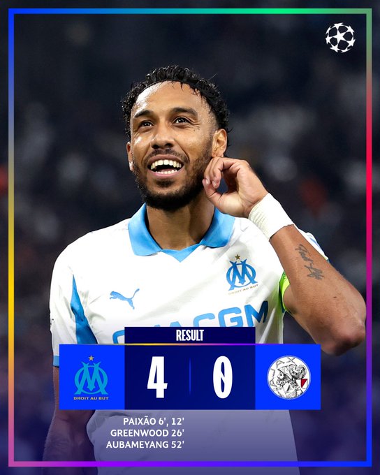 День розгромів у Лізі чемпіонів: усі результати вівторка