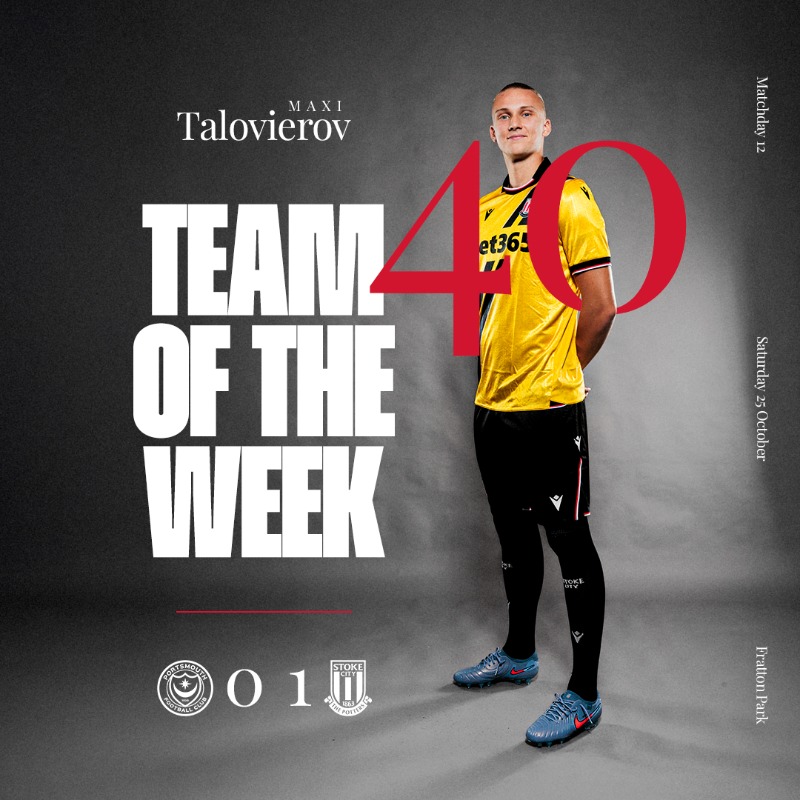 Таловєров увійшов у збірну тижня в Англії після дебюту за "Сток Сіті"