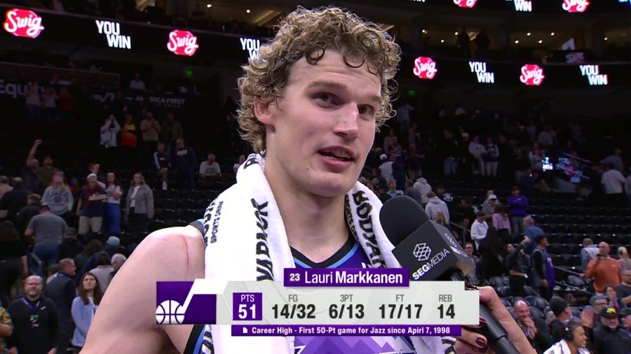 НБА: Михайлюк яскраво доклався до перемоги "Юти" та неймовірного рекорду одноклубника (відео)