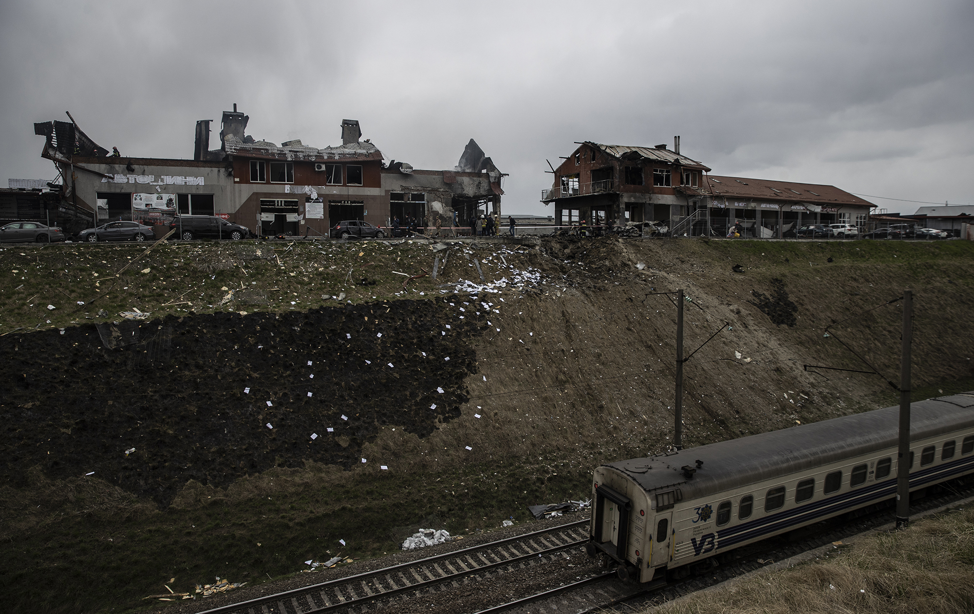 Ракетный террор против городов. Хроника пяти месяцев войны в Украине в фото