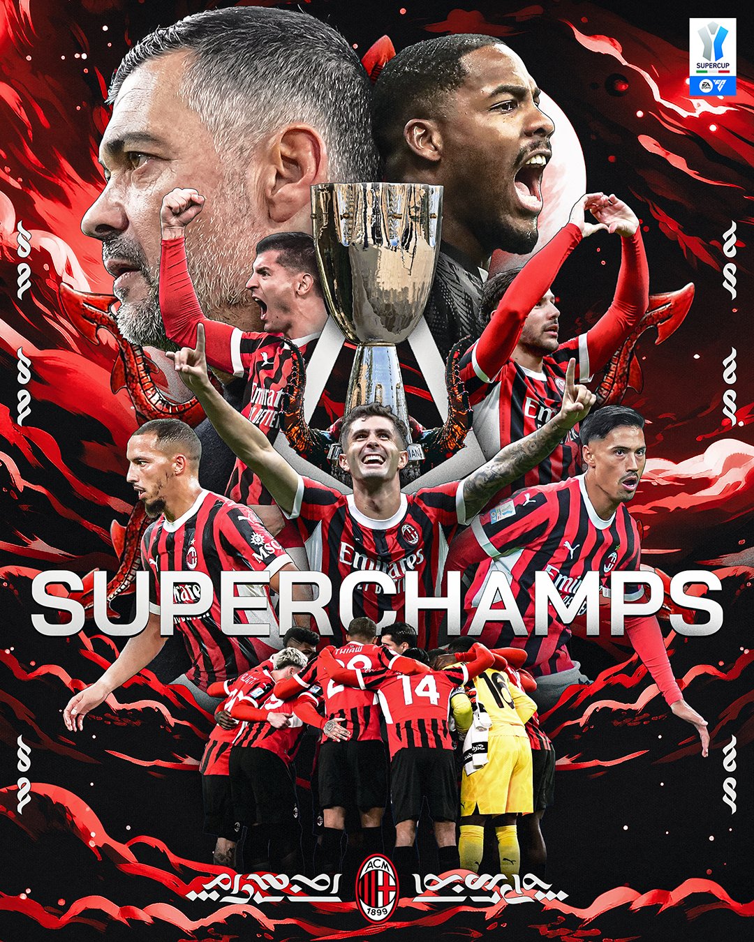 "Мілан" переміг "Інтер" завдяки неймовірному камбеку і виграв Суперкубок