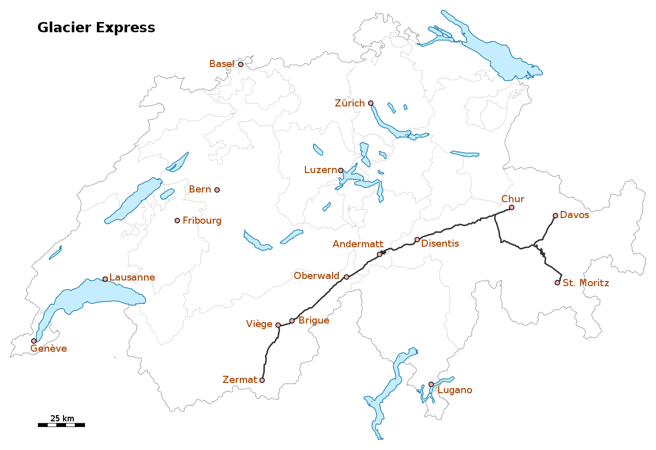Вражаючі краєвиди. Як проїхатися легендарним експресом у Швейцарії: ціни та маршрут