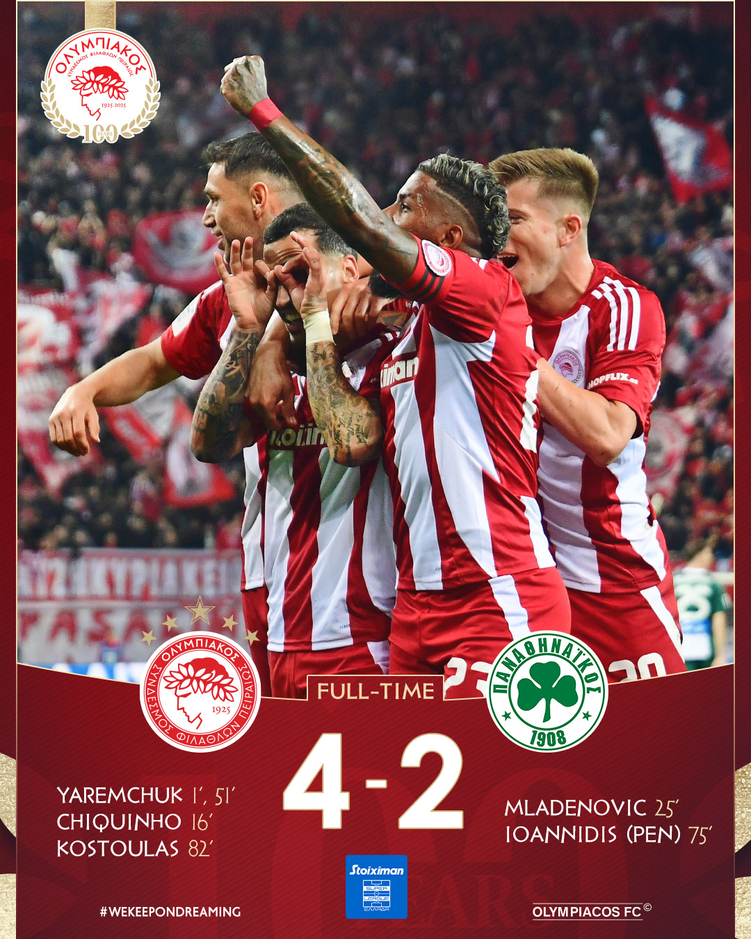 Філософія Яремчука: українець поділився секретом після дубля в супердербі Греції