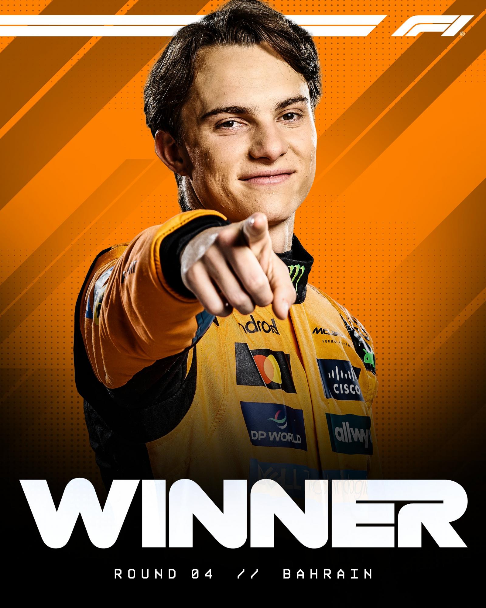 Формула-1: Піастрі виграв Гран-прі Бахрейну