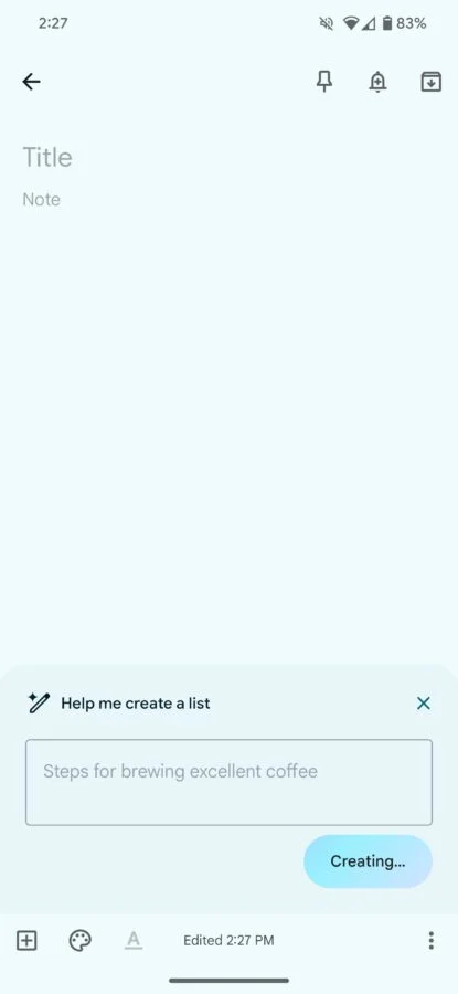 В додатку для Android з'явиться функція, яка автоматично створюватиме списки справ замість вас