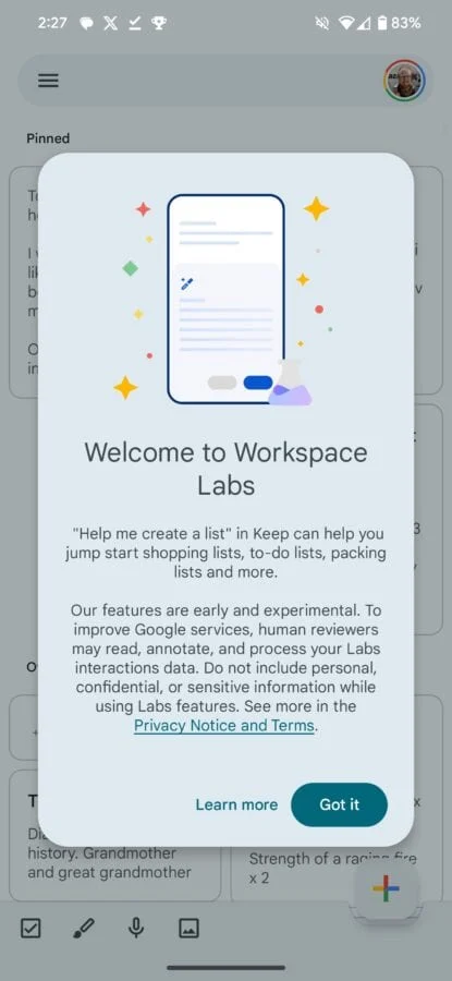 В додатку для Android з'явиться функція, яка автоматично створюватиме списки справ замість вас