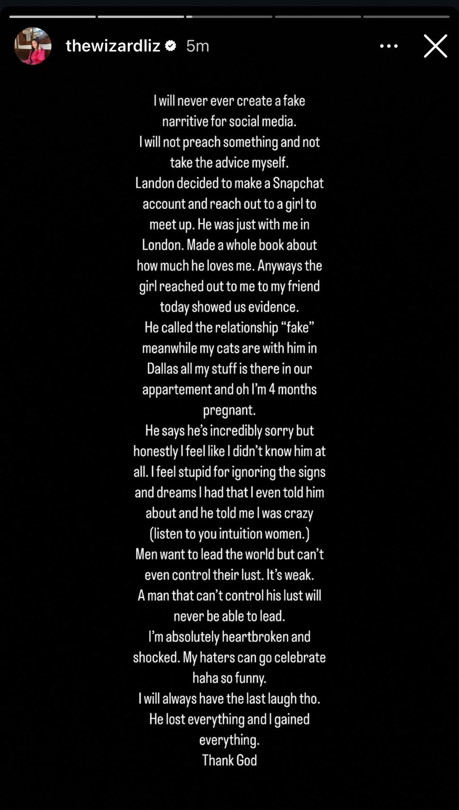 Зірку TikTok на 4 місяці вагітності зрадив наречений: ця історія розриває мережу