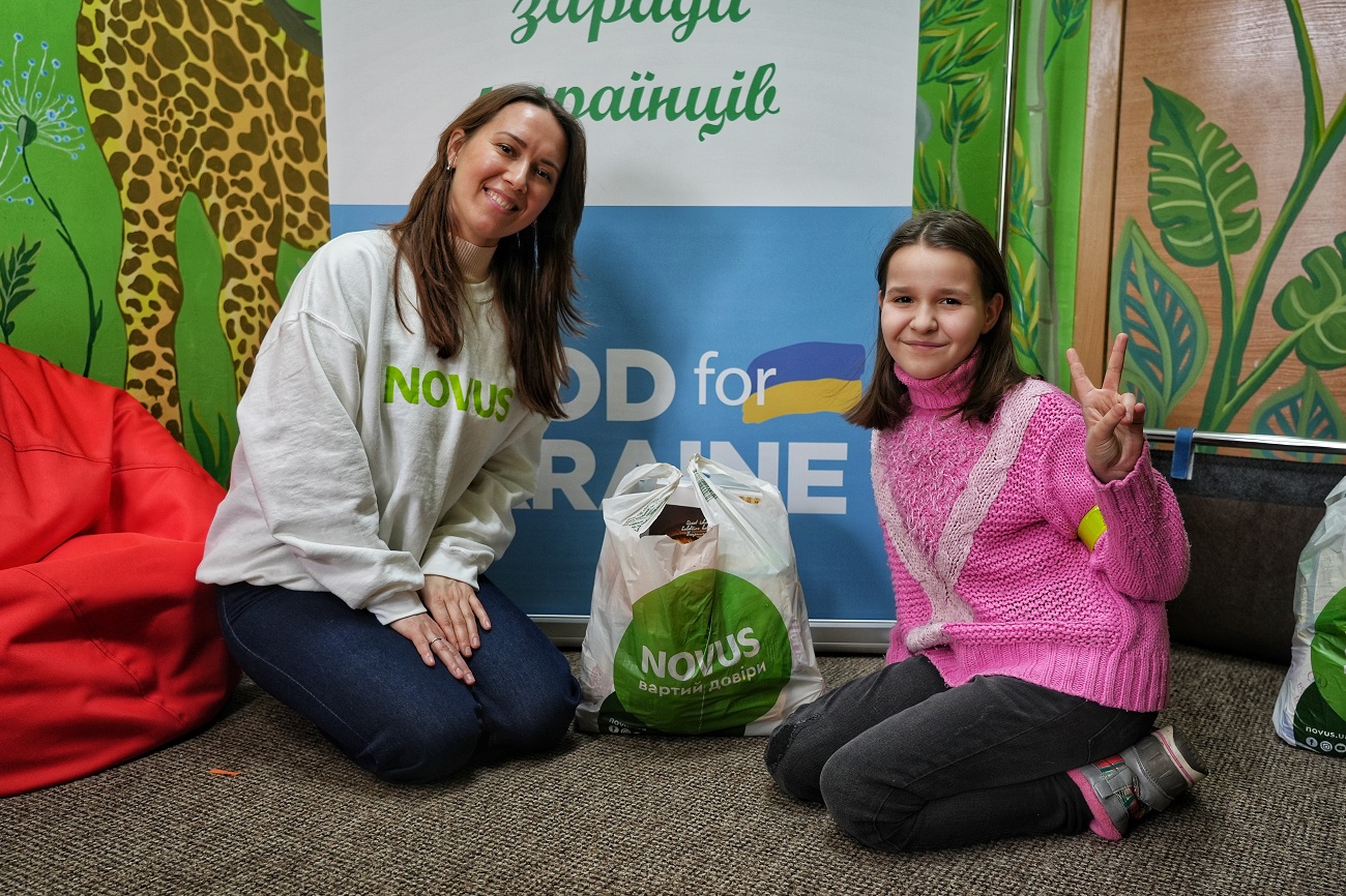 NOVUS та Food for Ukraine продовжують допомагати Україні: основні напрямки черіті-проєктів
