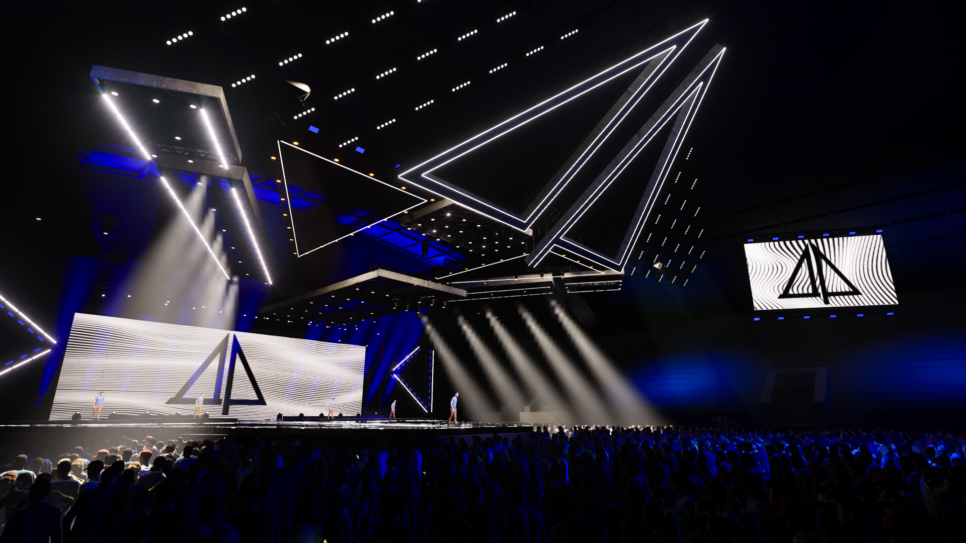 "Пізанська вежа" в серці Києва: кадри унікальної сцени шоу "Другої Ріки" (фото і відео)