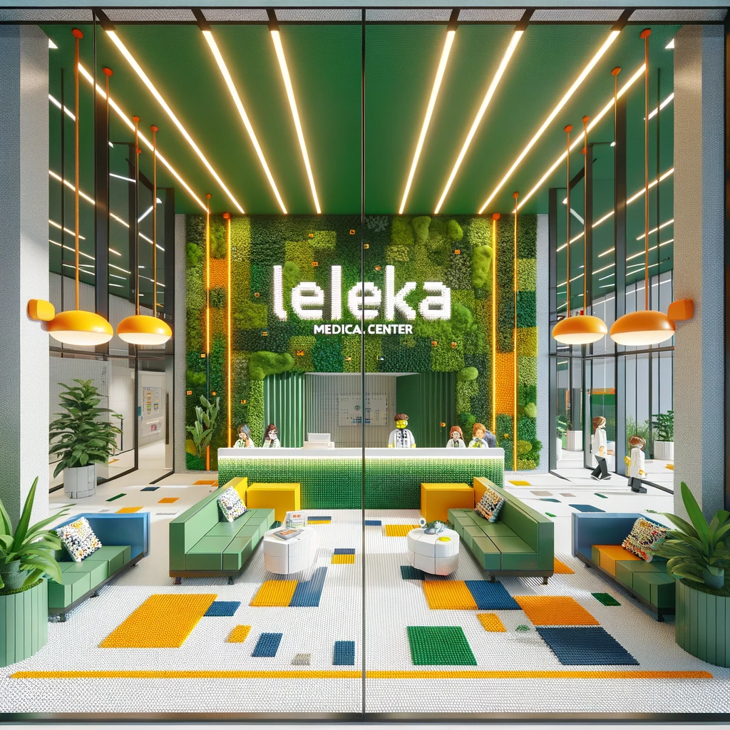 Штучний інтелект показав, як виглядали б українські медичні заклади в стилі LEGO (фото)