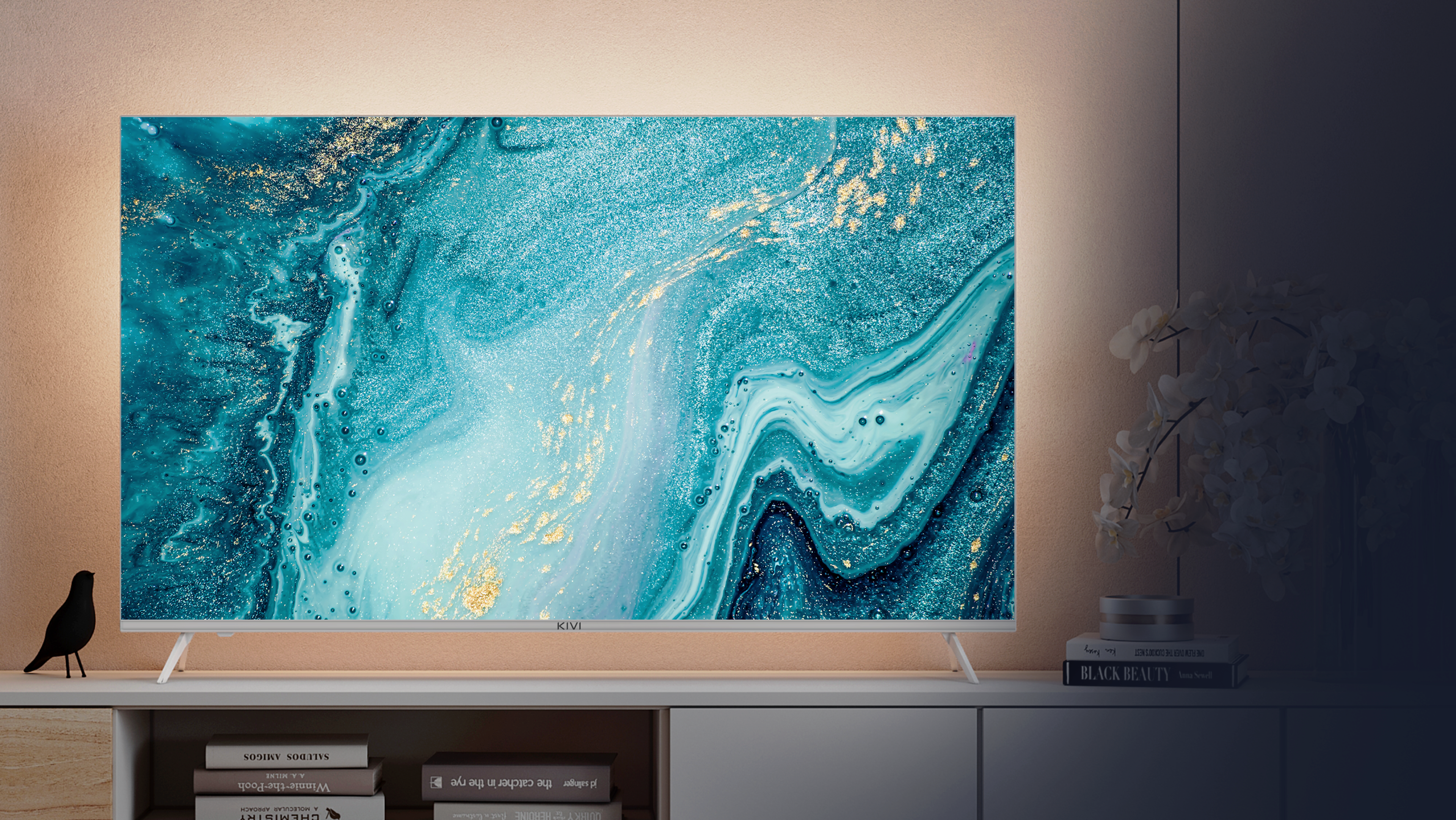 Білий колір і мінімалізм: чому телевізори KIVI сподобаються візуалам