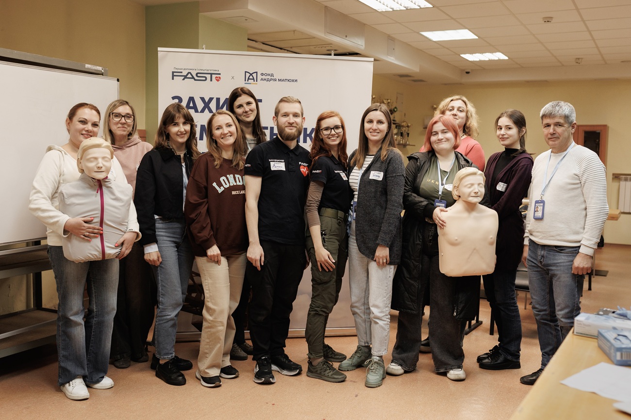 Фонд Матюхи організував у Києві тренінг з домедичної допомоги для енергетиків