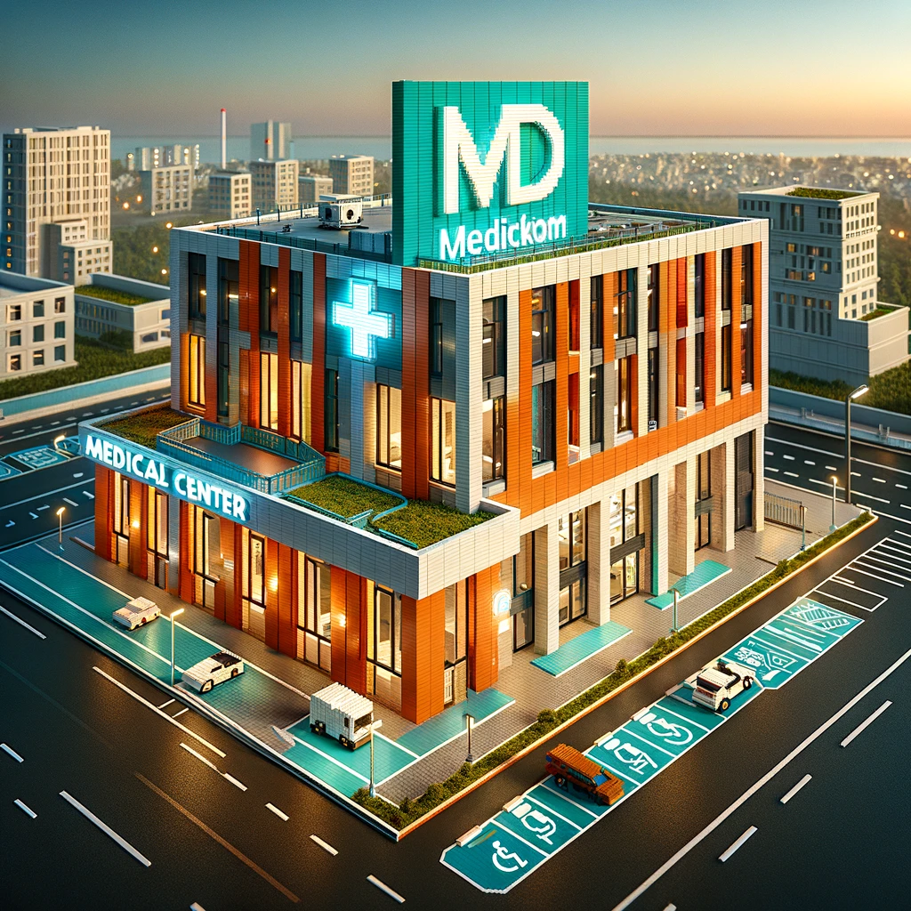 Штучний інтелект показав, як виглядали б українські медичні заклади в стилі LEGO (фото)