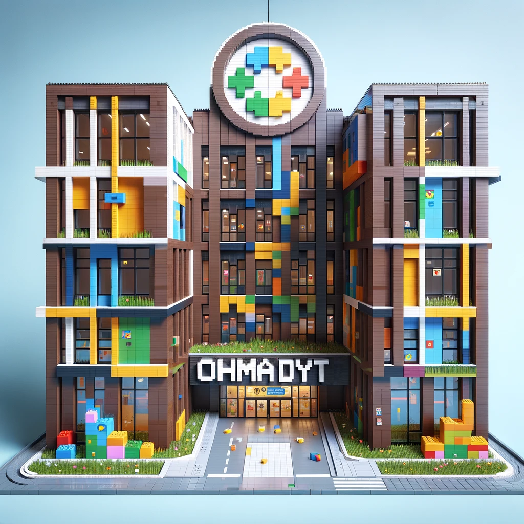 Штучний інтелект показав, як виглядали б українські медичні заклади в стилі LEGO (фото)