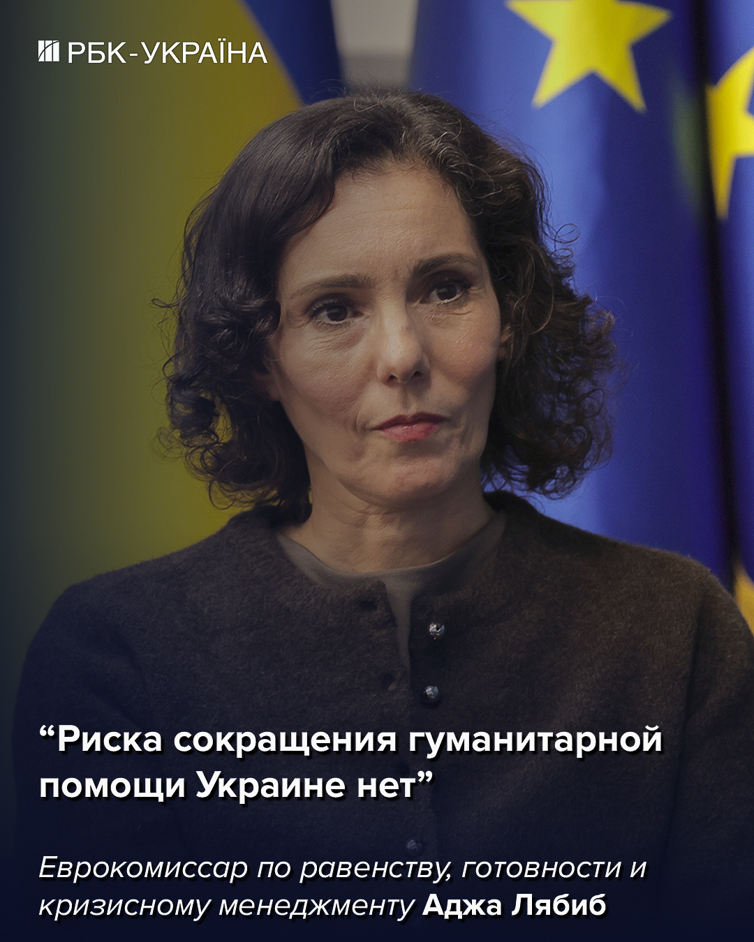 Мы дали свет 9 млн украинцев, но не заменим США: интервью еврокомиссара Лябиб
