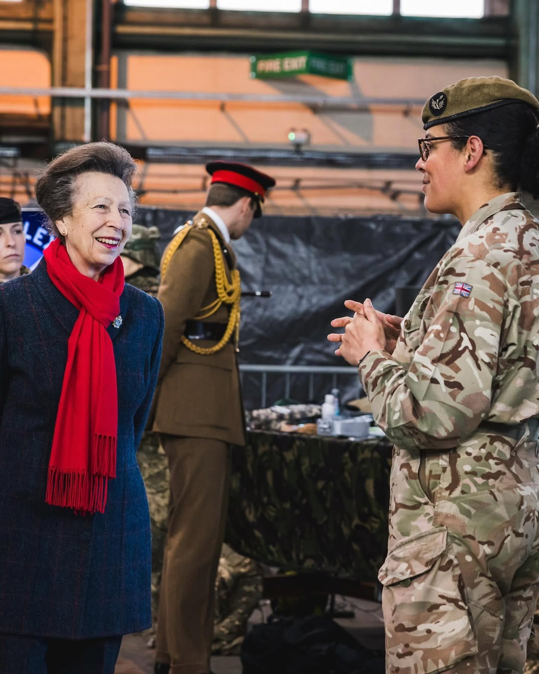Принцеса Анна перевірила, як британські військові допомагають ЗСУ (фото)