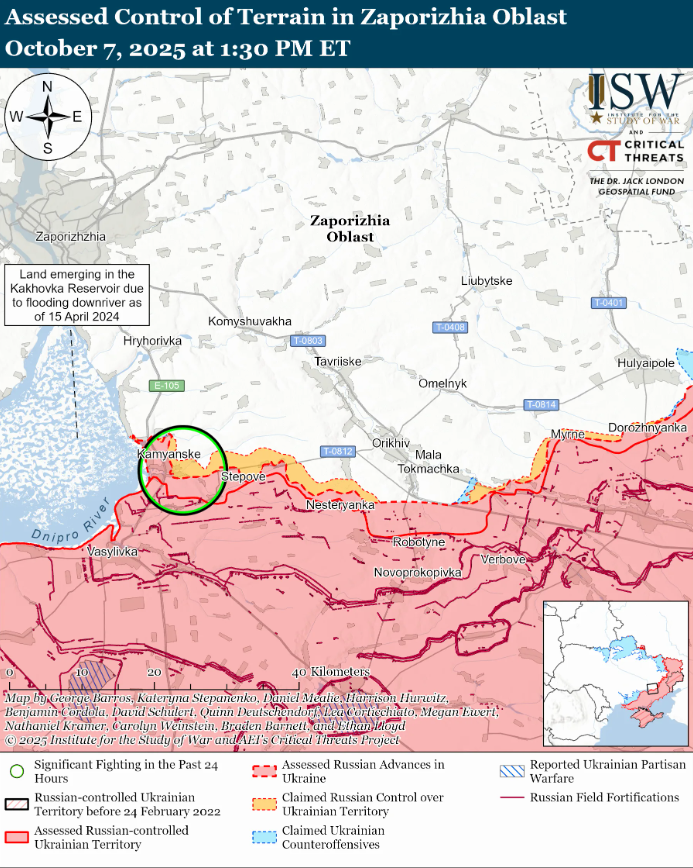 Війська РФ форсують Оскіл на надувних човнах і п'ють дощову воду біля Сум, - ISW