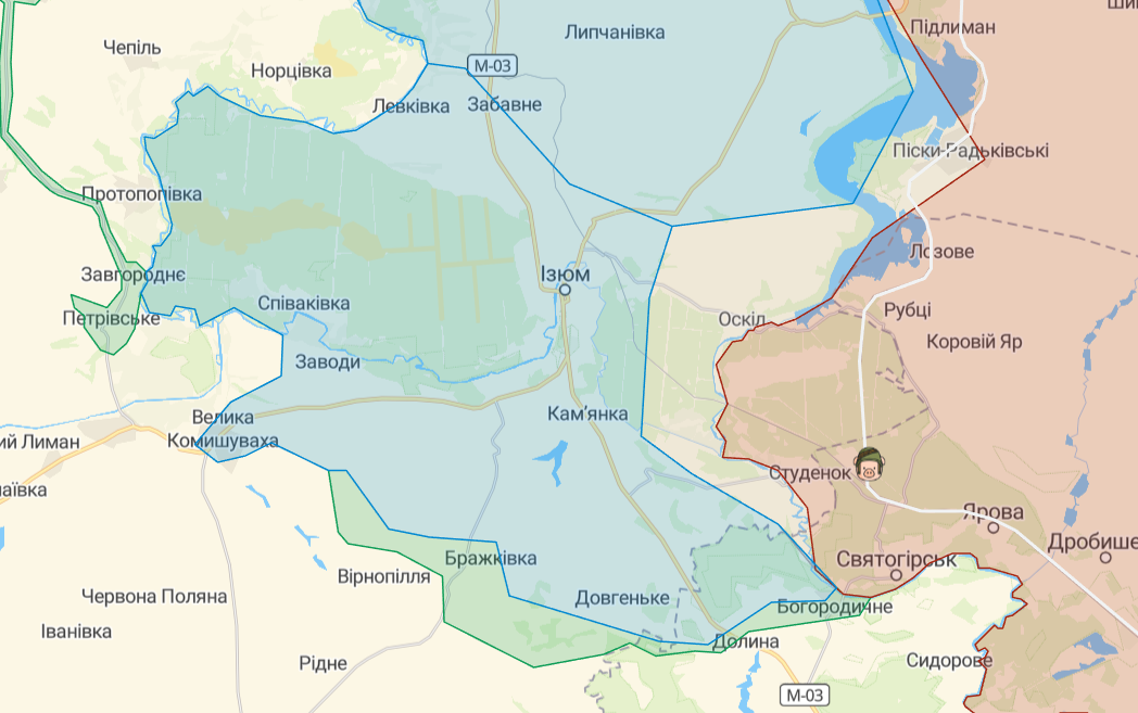 Актуальная карта войны: ВСУ продвинулись на Харьковском и Херсонском направлениях