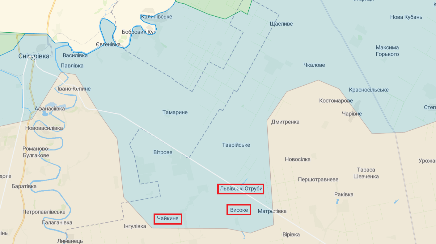 ВСУ зашли еще в четыре села на юге: актуальная карта боевых действий