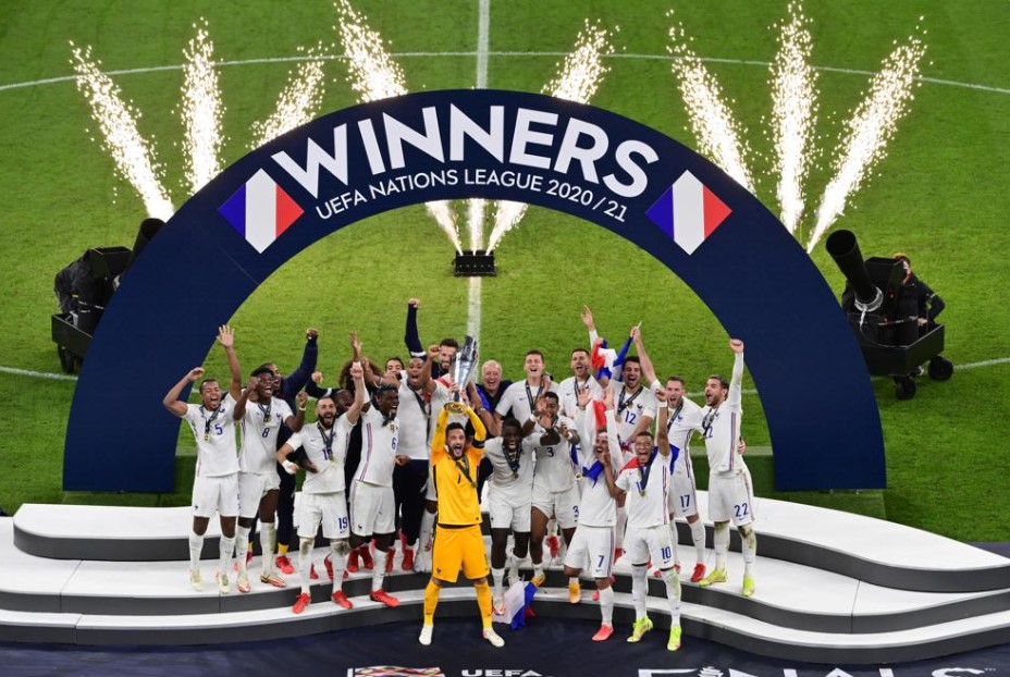 Вибух після затишшя. Франція обіграла Іспанію у шаленому фіналі Ліги Націй