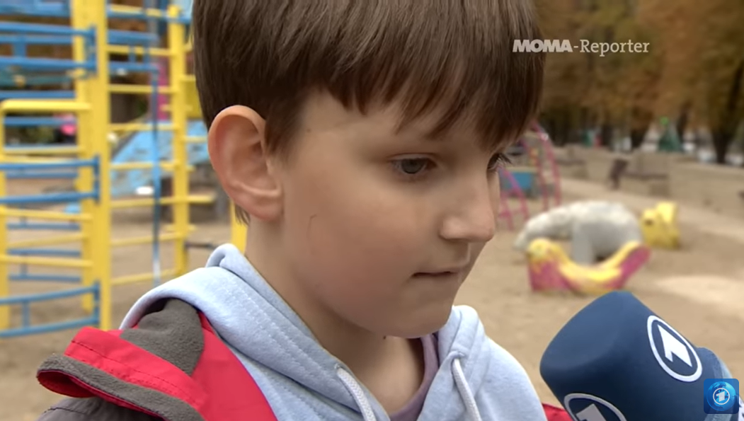 "Не страшно, ведь я - украинец": школьник из Киева высказался об обстреле РФ детской площадки и восхитил сеть
