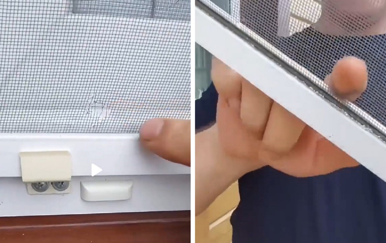 Простой до гениального способ ремонта дыр на москитной сетке